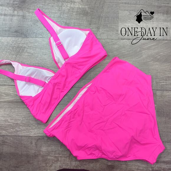 CharmLeaks High Waist Tummy Control Bikini Swimsuit Size XL - Picture 4 of 4